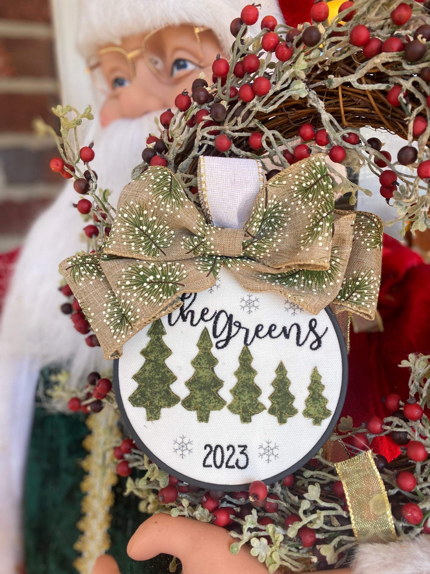 Custom Family Christmas Tree Ornament 5"(Buy 3 Get 1 Free)