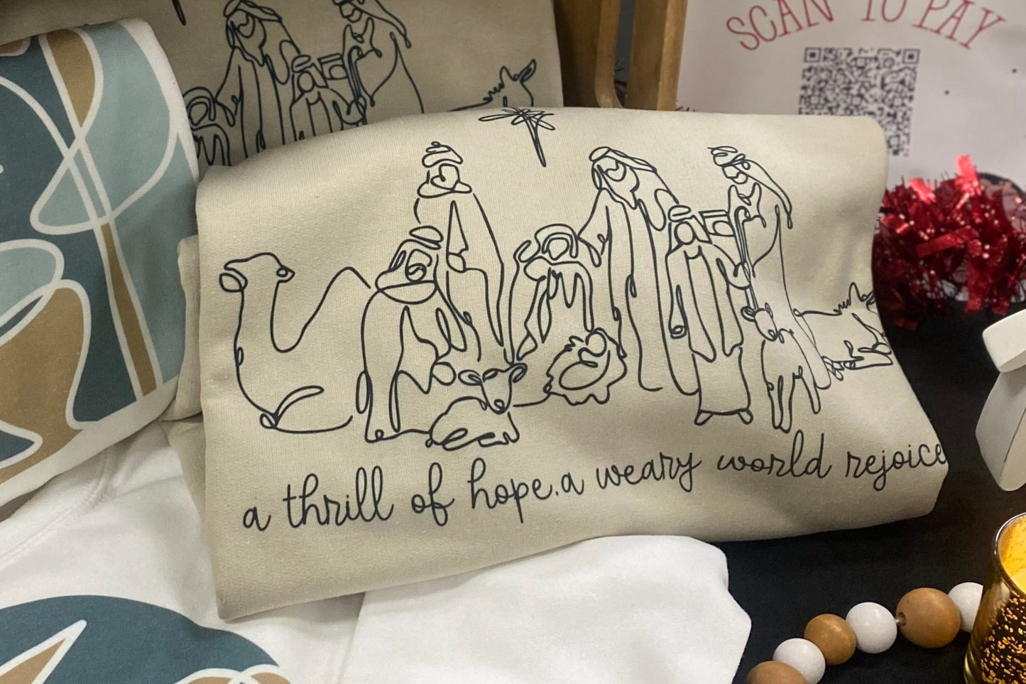 A Thrill Of Hope - Nativity Sweatshirt (Adult Sizes)