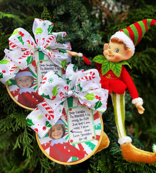 I’m Bacckk! Elf return ornament
