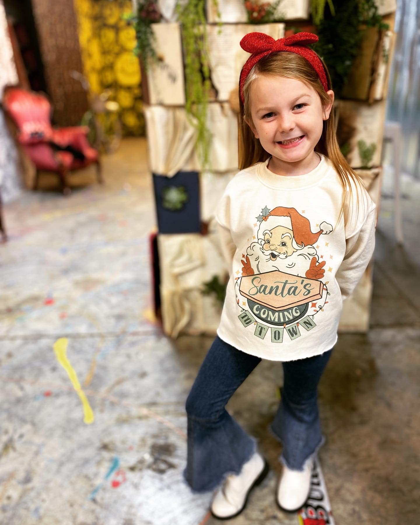 Santa's Coming to Town Sweatshirt Youth & Adult ($28.50-$38.50)